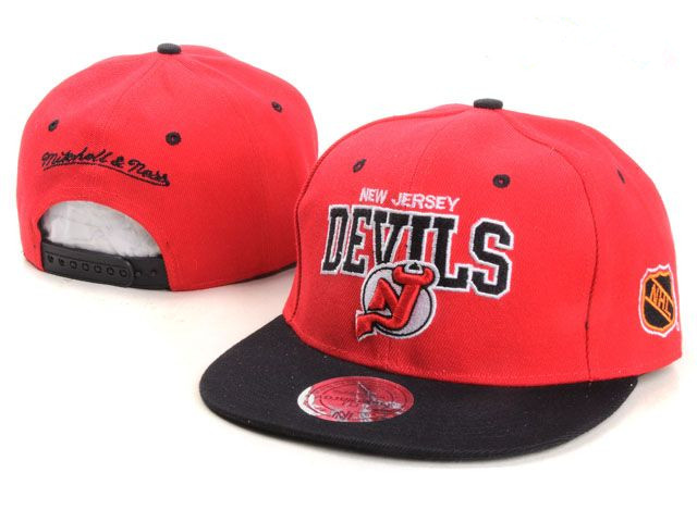 NHL Jersey Devils M&N Snapback Hat NU02